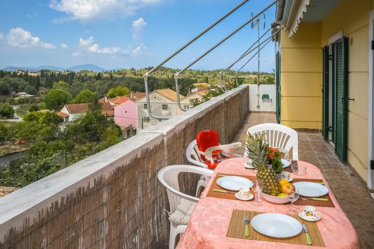 Modern Flat With Beautiful Views In South Of Corfu Apartment เลฟคิมมี ภายนอก รูปภาพ